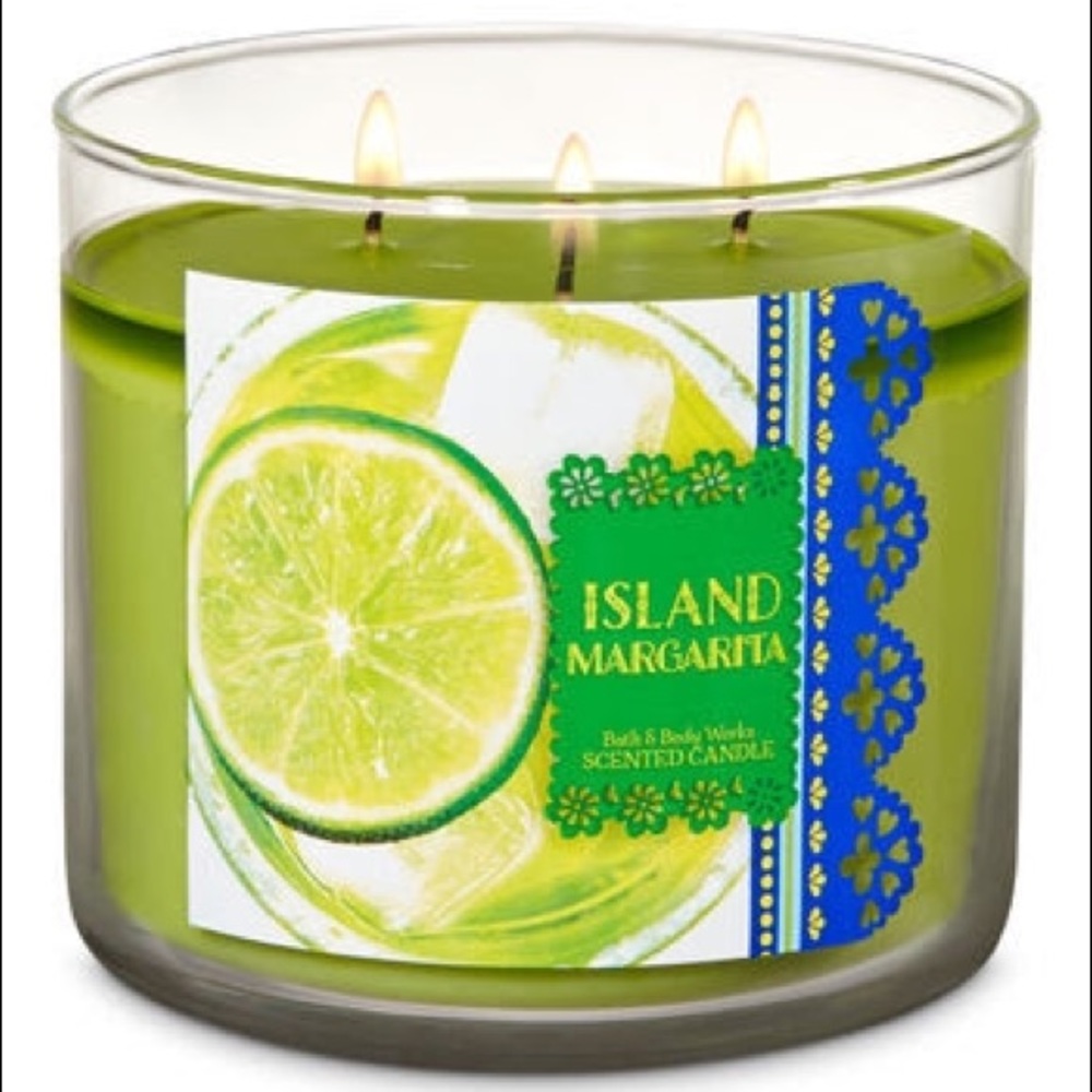 Island Margarita Scented 3-Wick Candle